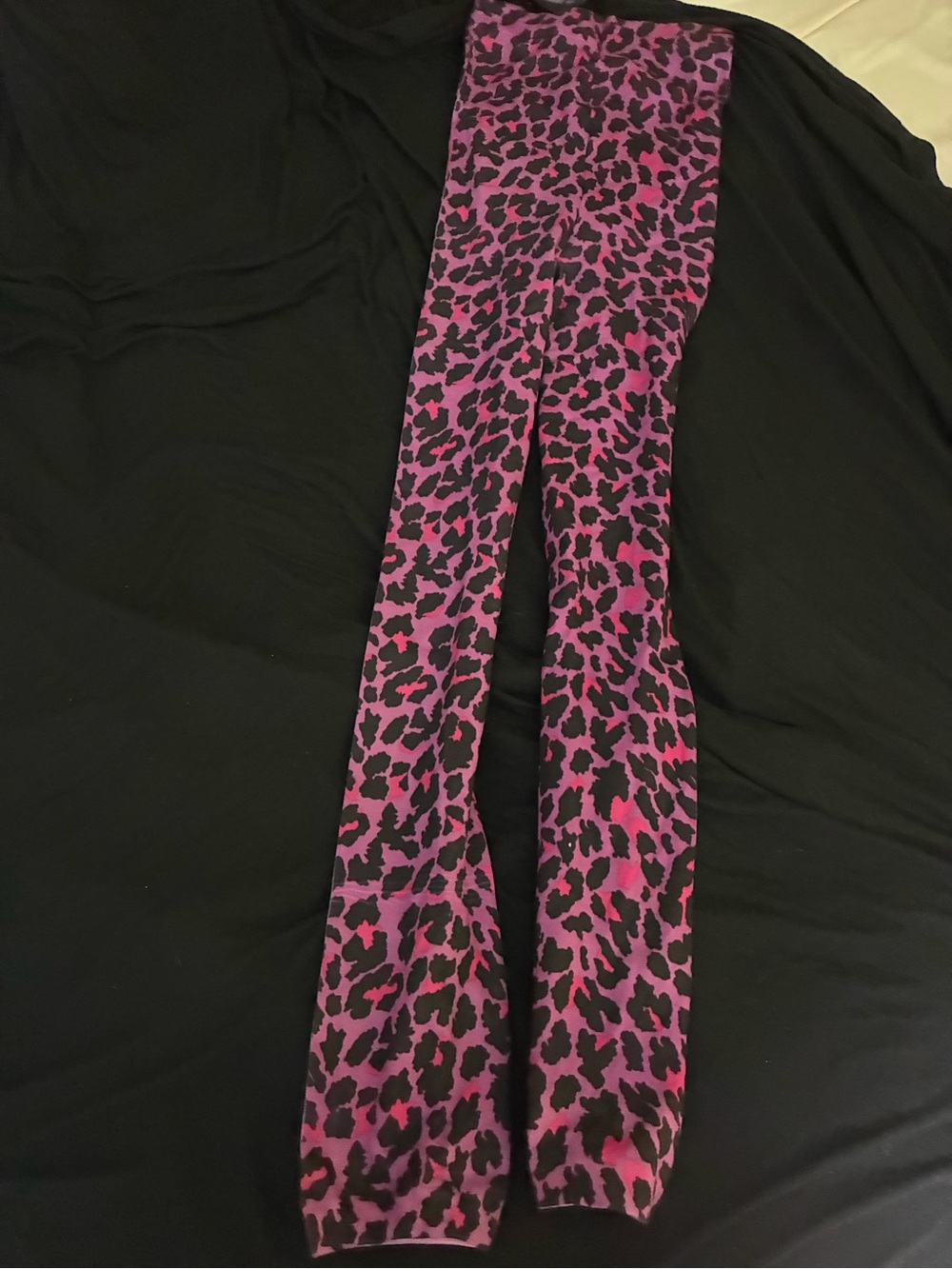 Purple Pink Leopard Tights/Leggings